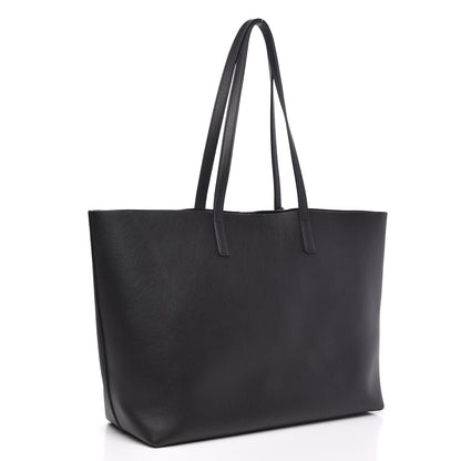 Saint Laurent Calfskin Large Shopping Tote Black 4 of 10