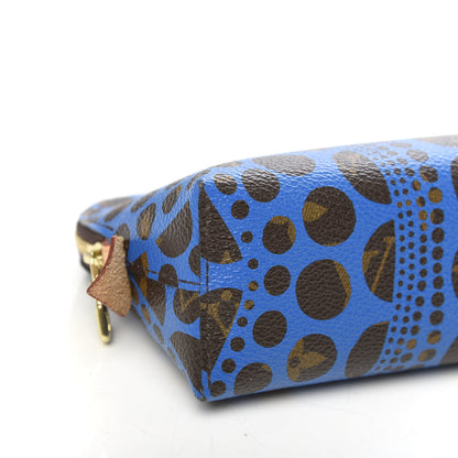 Louis Vuitton Monogram Kusama Pumpkin Dots Cosmetic Pouch Blue 7 of 8