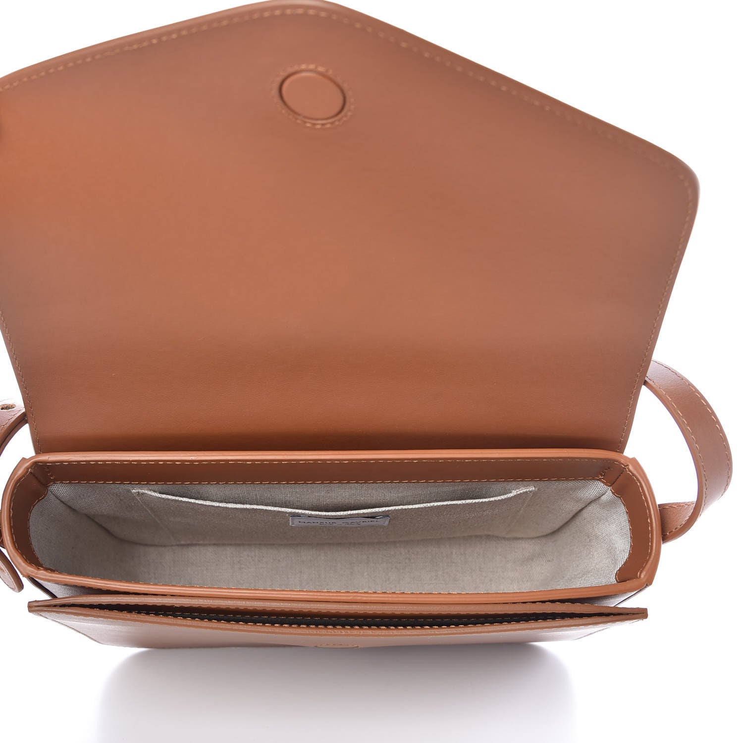 Mansur Gavriel Calfskin Envelope Flap Crossbody Bag Saddle 5 of 12