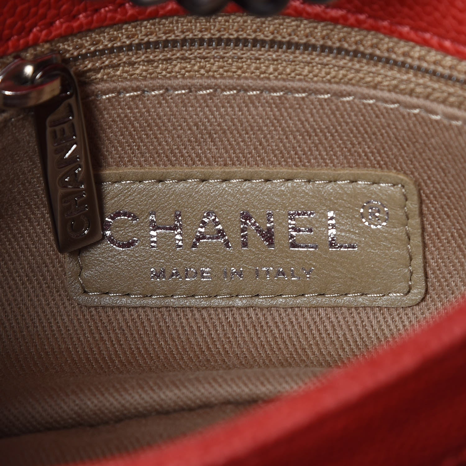Chanel Caviar Quilted Mini Simply CC Flap Red 6 of 11
