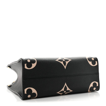 Louis Vuitton Empreinte Monogram Giant Onthego PM Black Beige 4 of 10