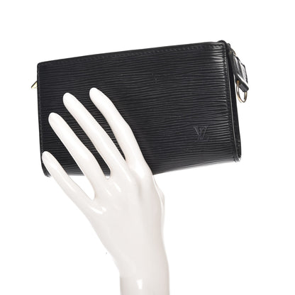 Louis Vuitton Epi Bucket Pochette Accessories Black 2 of 9