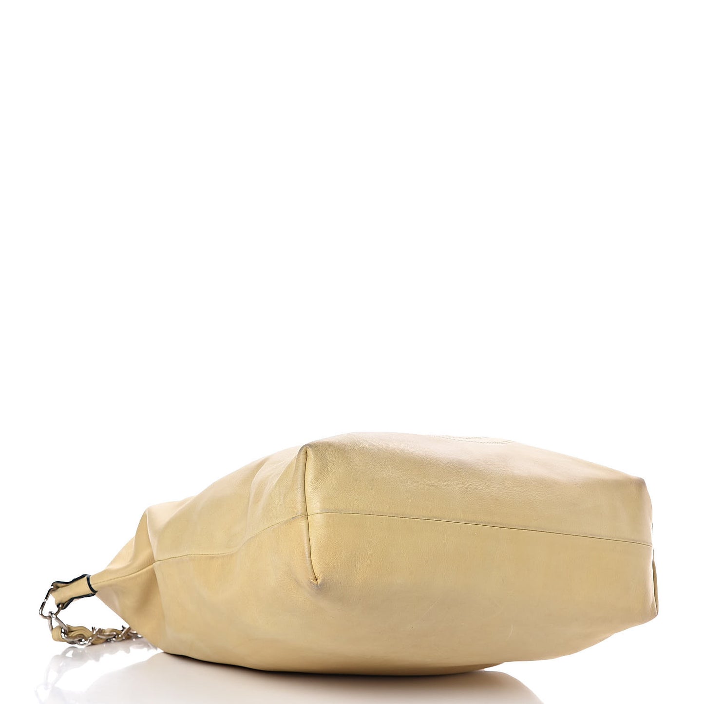 Lambskin Edgy Tote Beige