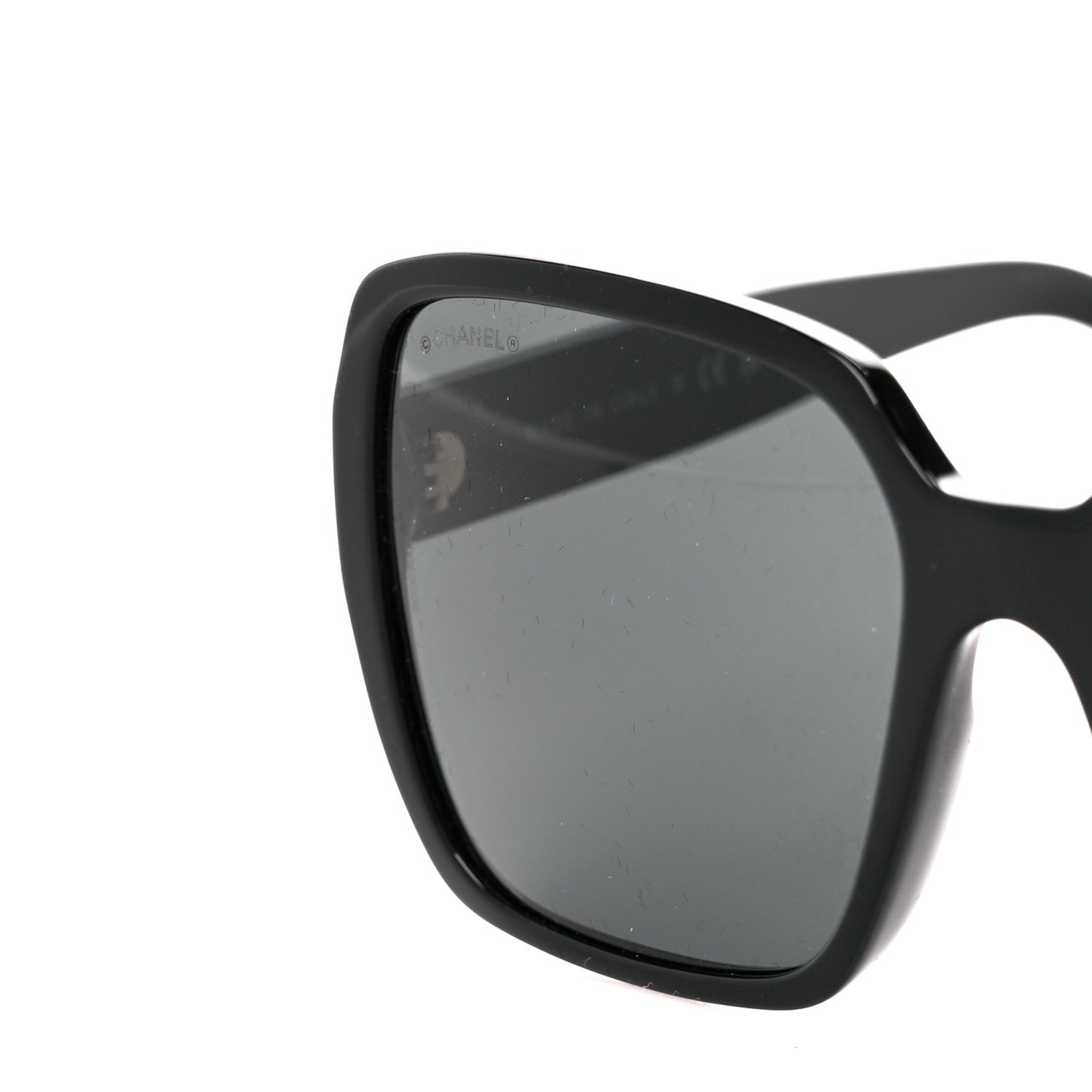 Acetate Square Sunglasses 5408-A Black