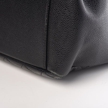 Chanel Caviar Quilted Grand Shopping Tote GST Black 14 of 14