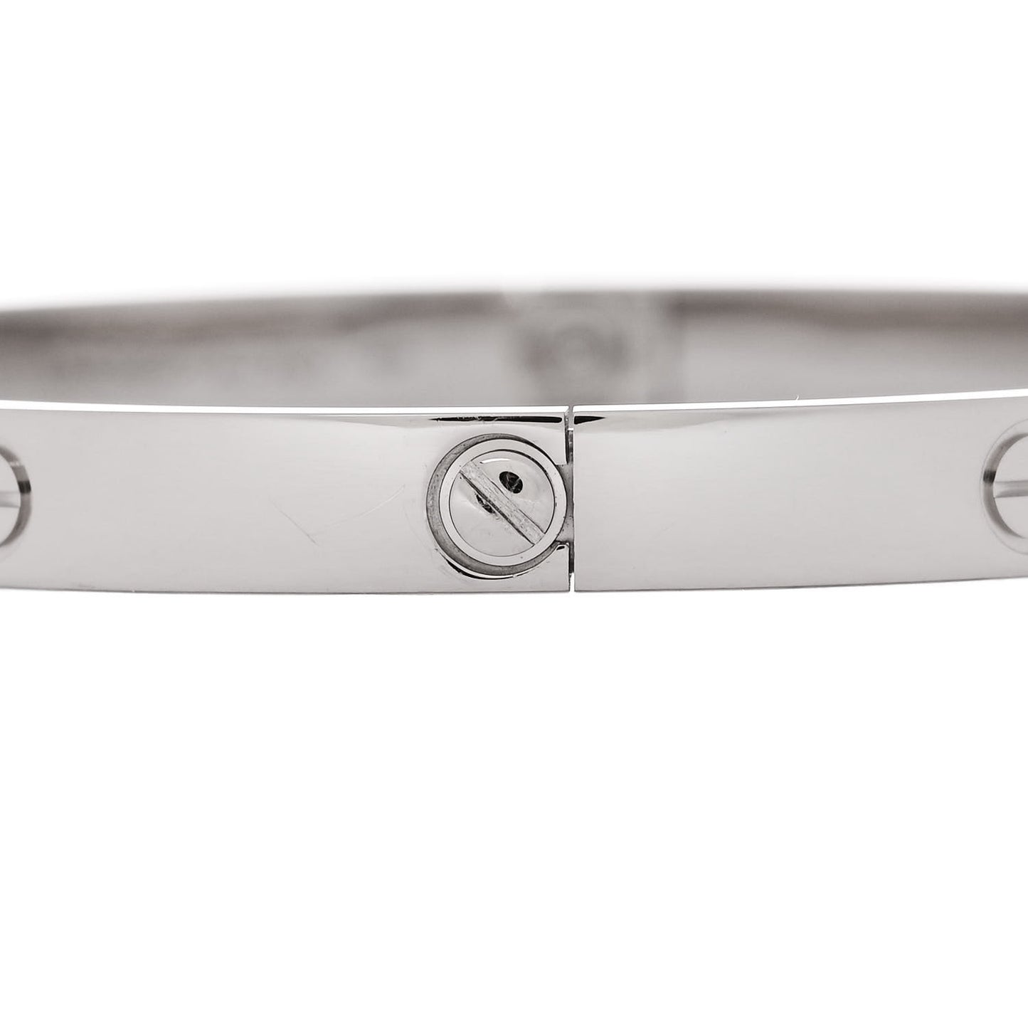 18K White Gold LOVE Bracelet 21