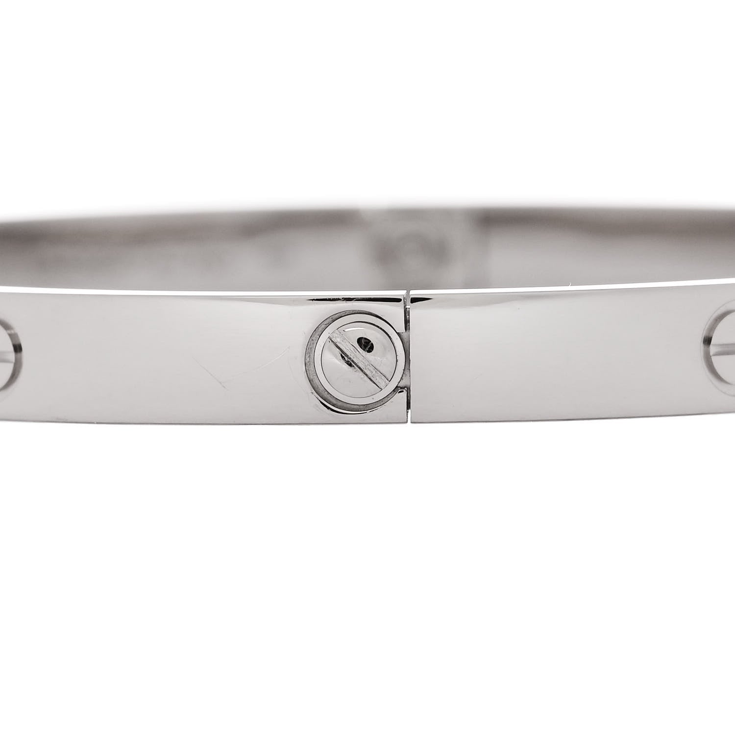Cartier 18K White Gold LOVE Bracelet 21 4 of 9