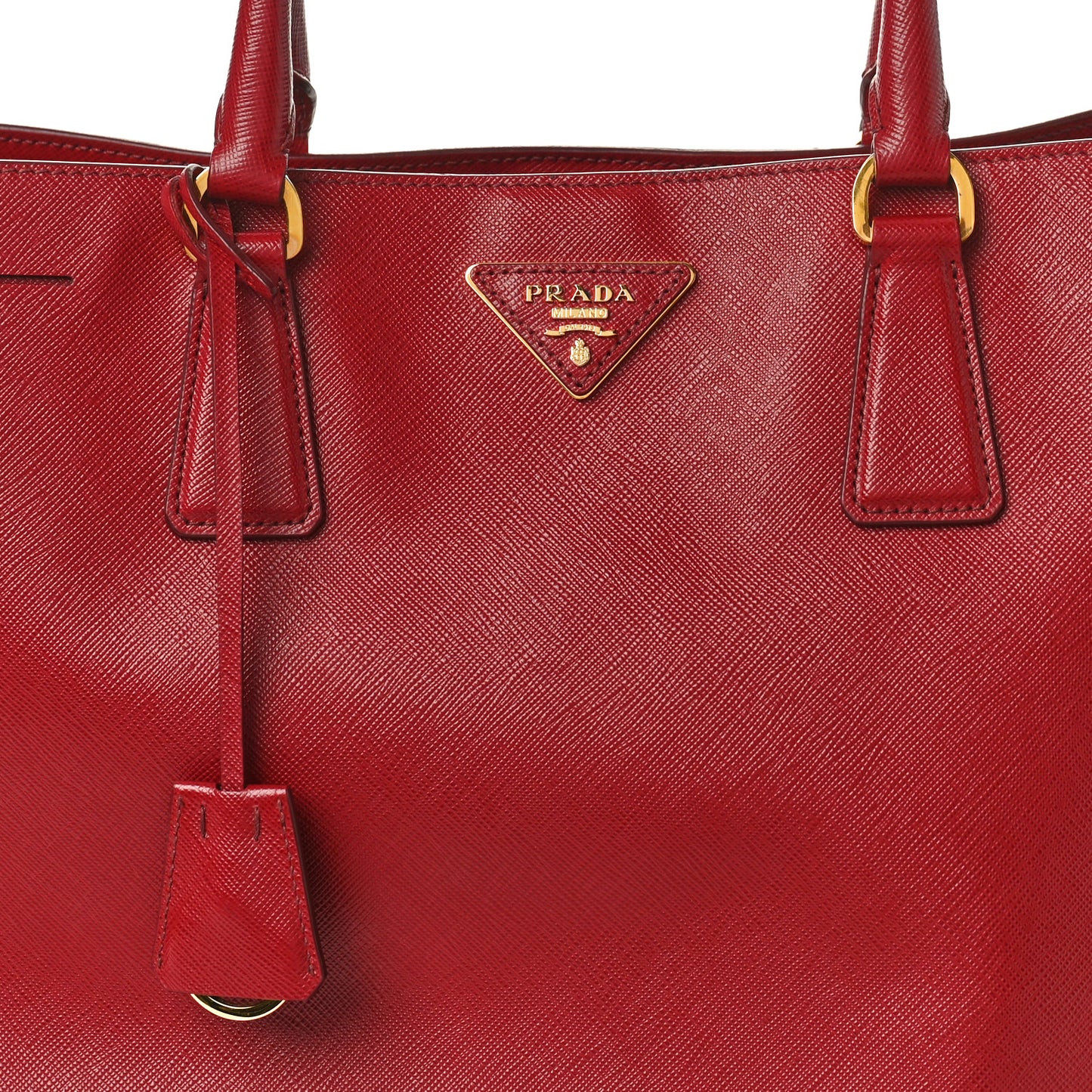 Saffiano Lux Large Tote Fuoco