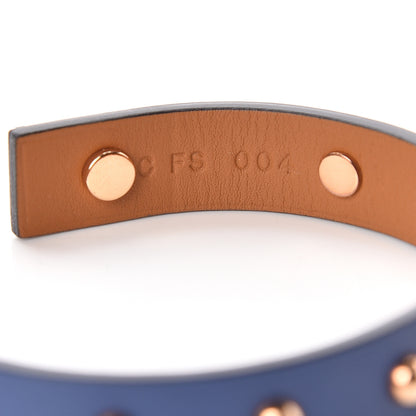 Hermes Swift Mini Dog Clous Ronds Bracelet T2 Bleu Brighton 5 of 8