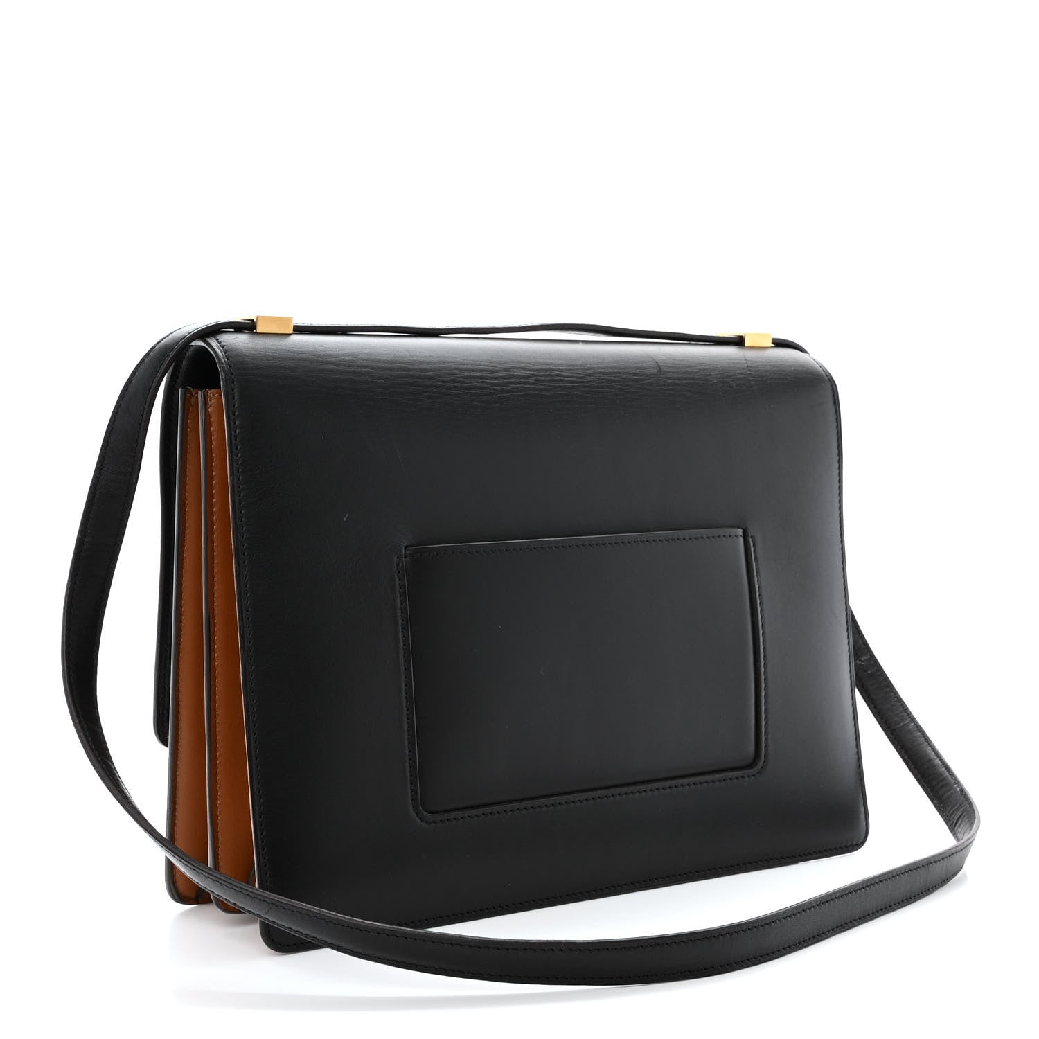 Celine Smooth Calfskin Bi-Color Large Case Camel 3 of 10
