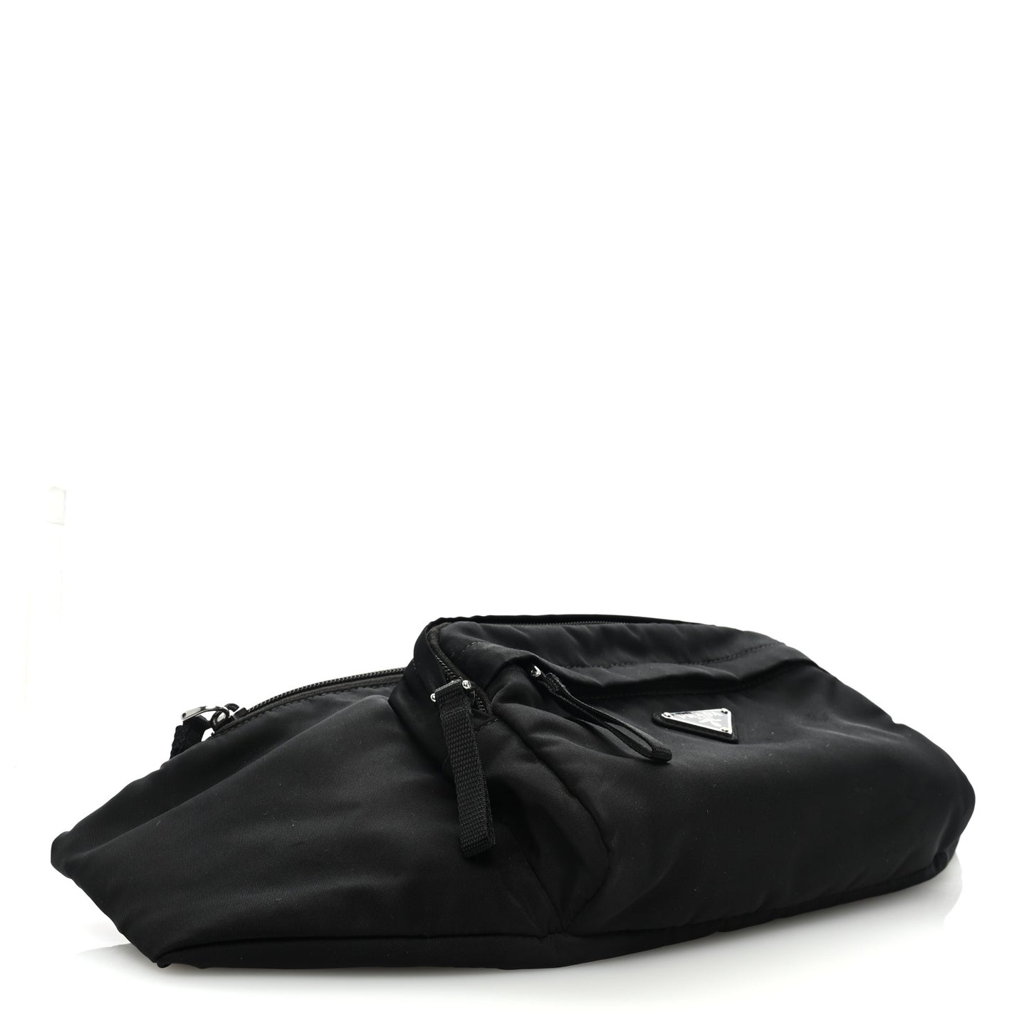 Tessuto Nylon Montagna Belt Bag Black