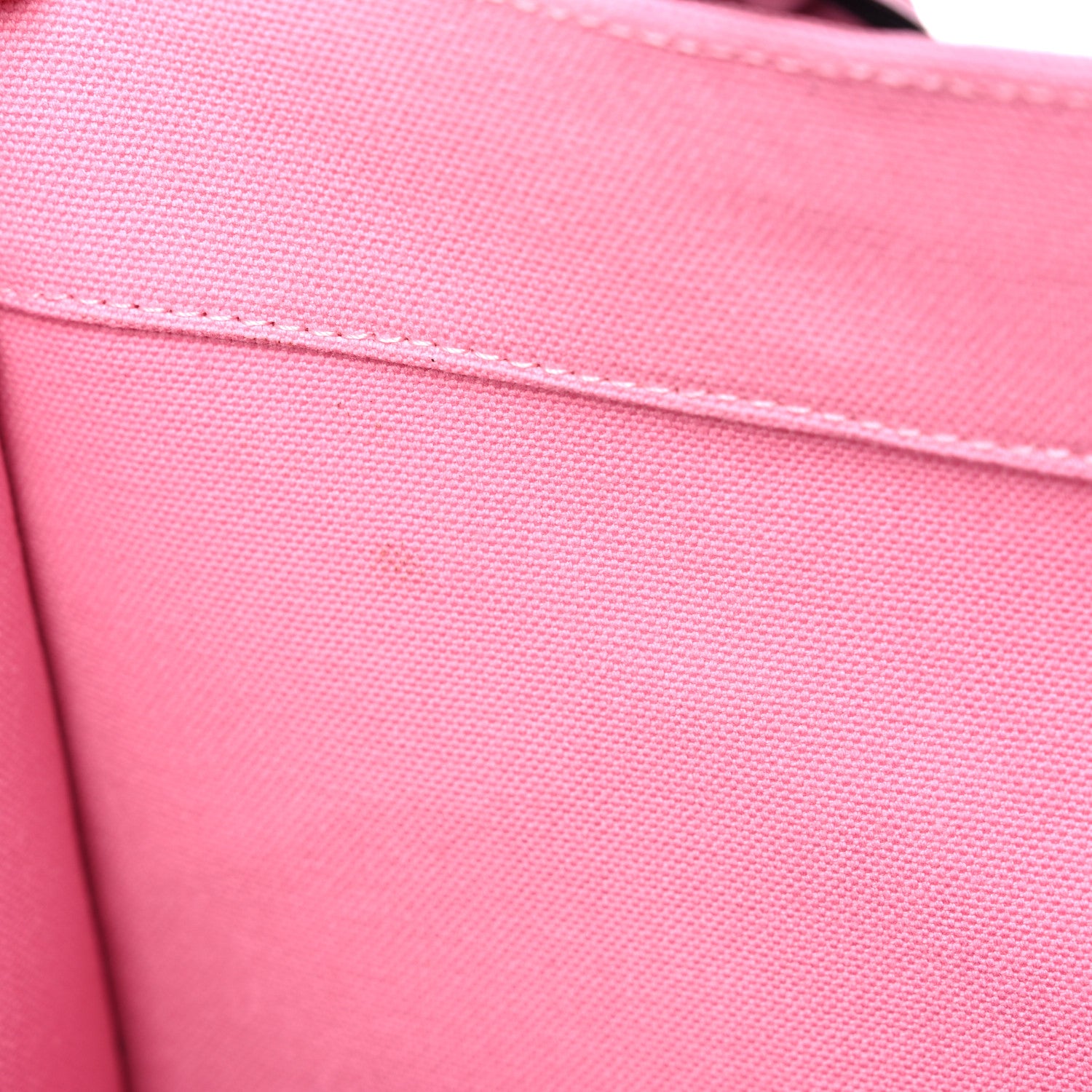 Versace Canvas Suppler Calfskin Cabas GV Signature Tote Pink 14 of 23