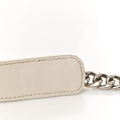 Prada Soft Calfskin Diagramme Crossbody Bag White 12 of 13