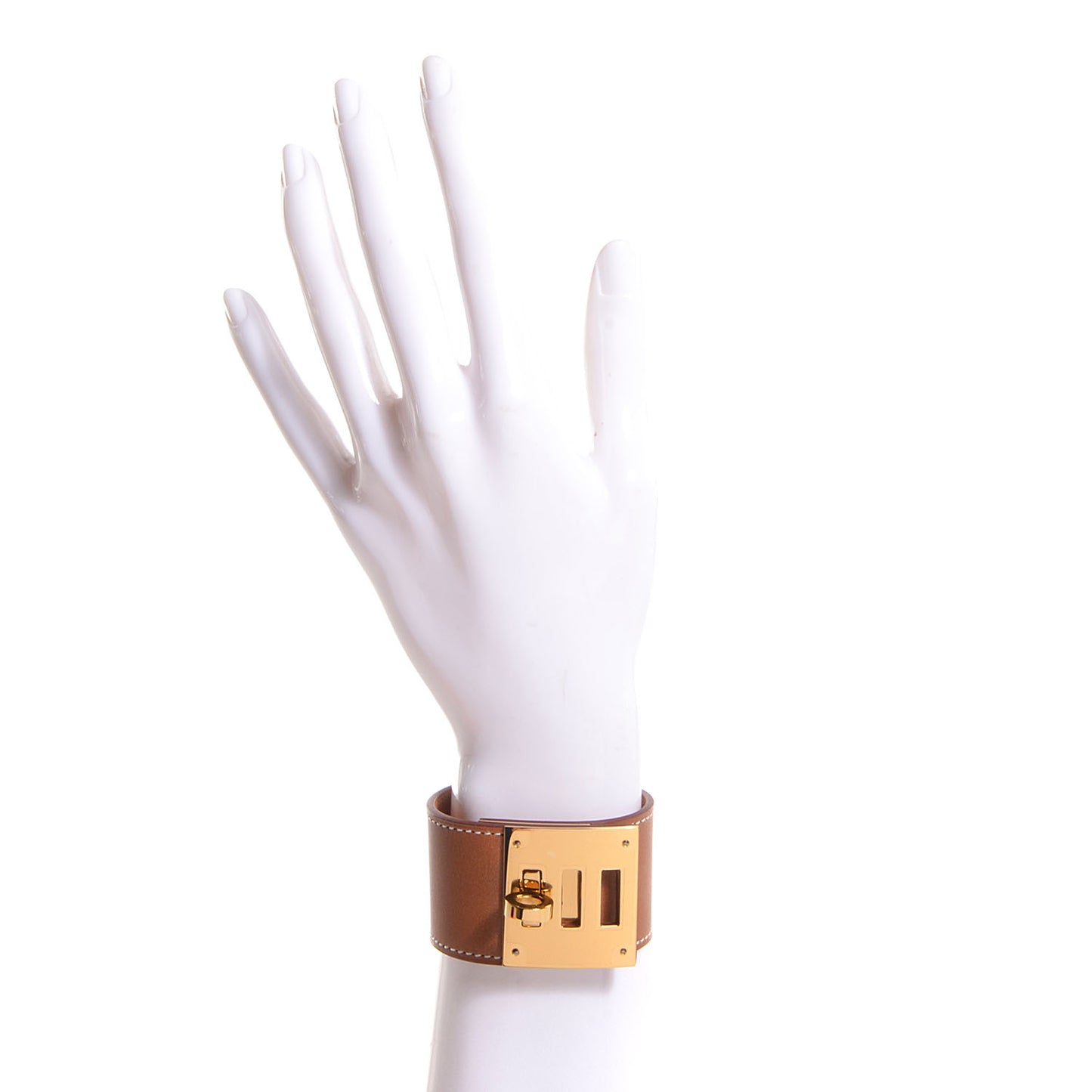 Natural Barenia Kelly Dog Bracelet