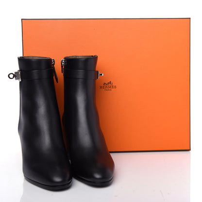 Hermes Calfskin Saint Germain Ankle Boots 35 Black 11 of 11