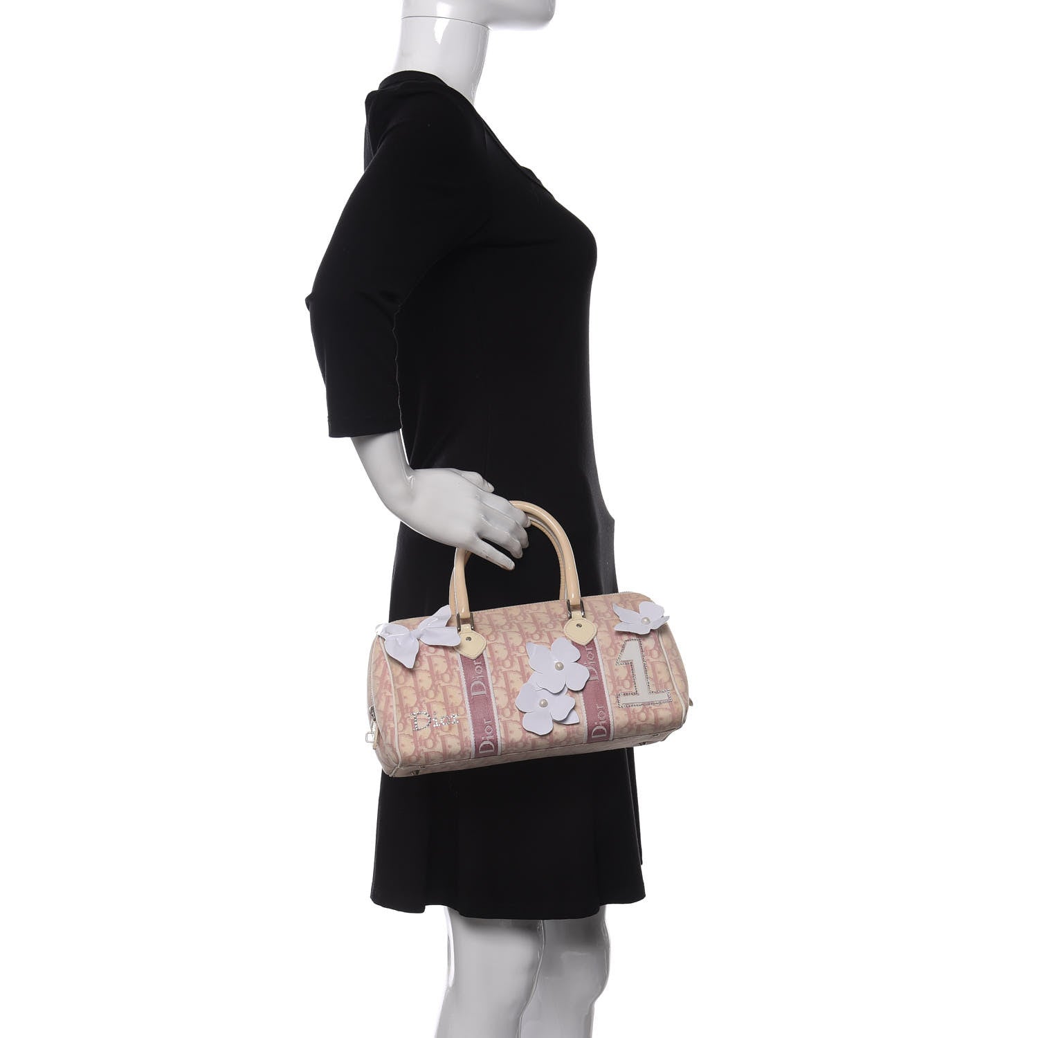 Christian Dior Monogram Girly Boston Pink 2 of 10