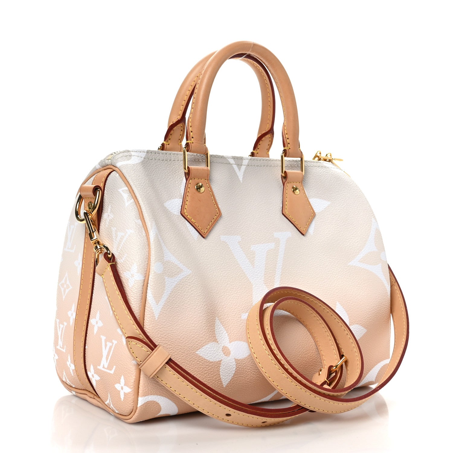 Louis Vuitton Monogram Giant By The Pool Speedy Bandouliere 25 Brume 3 of 10