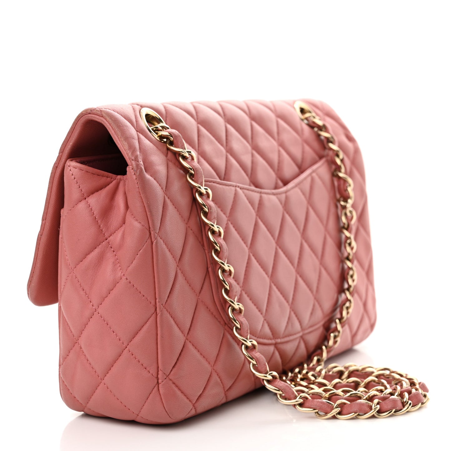 Lambskin Medium Valentine Charms Flap Pink