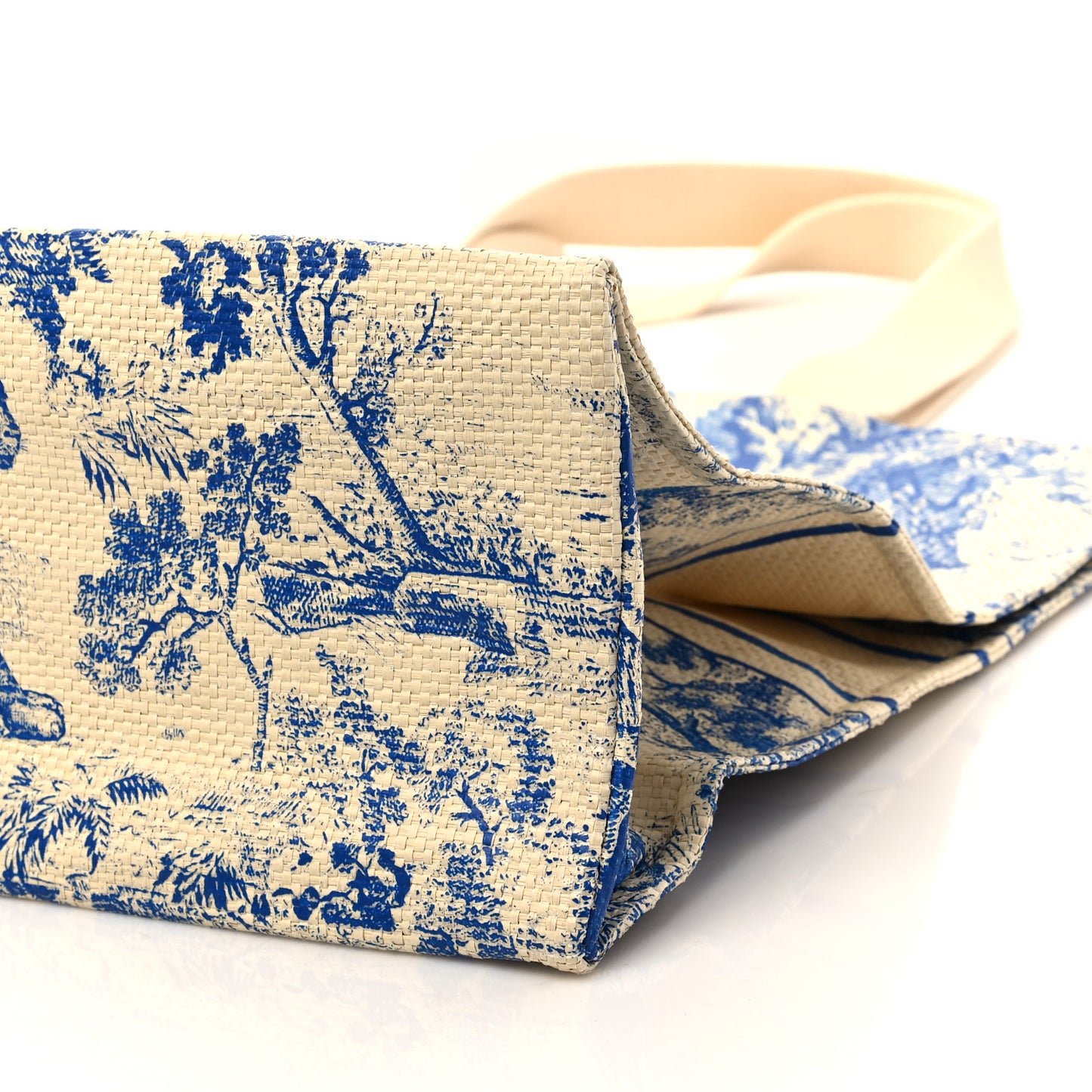 Straw Dioriviera Tote Beige