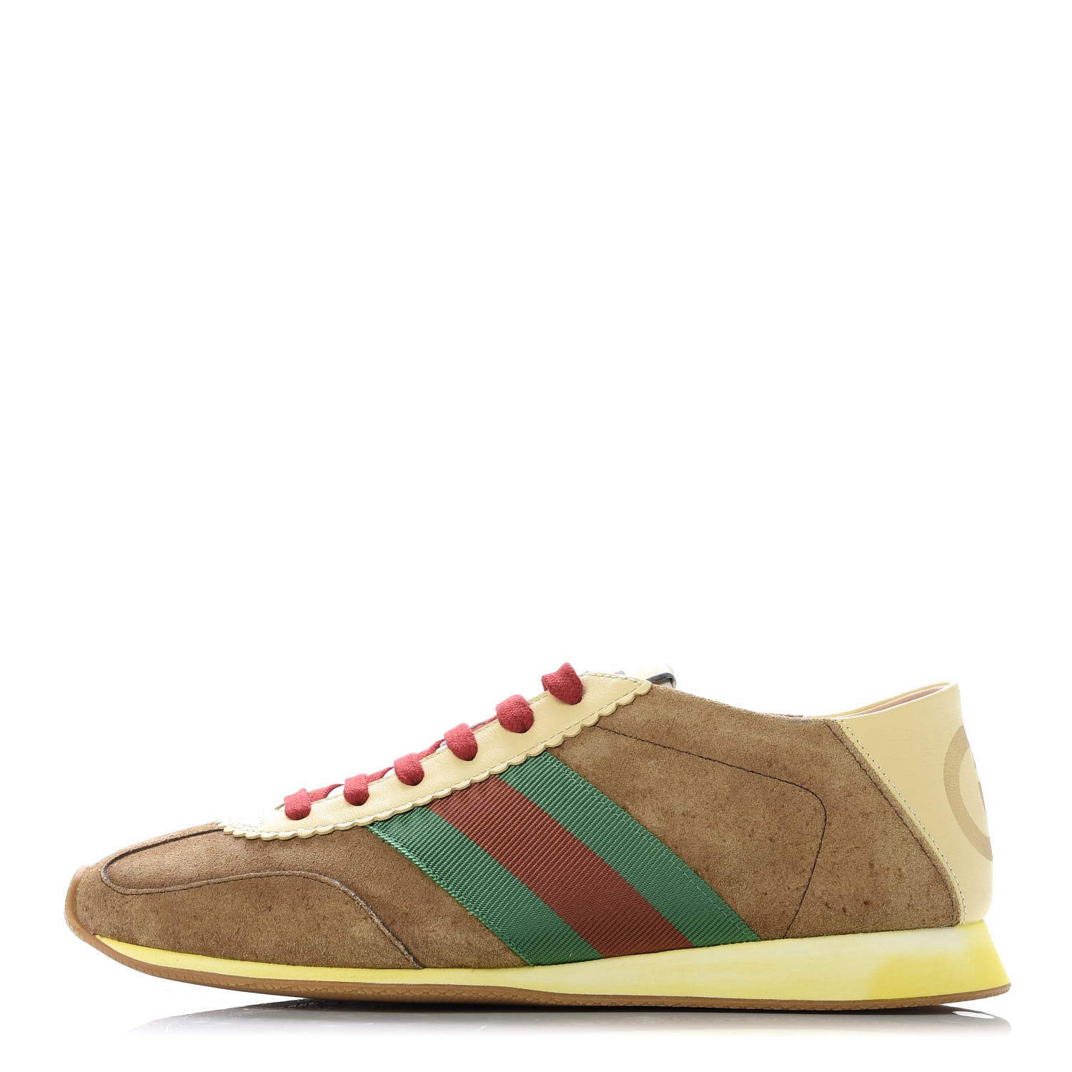 Gucci Suede Web Mens Rocket Sneakers 6 Nocciola Burro 1 of 9