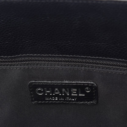 Chanel Caviar Quilted Grand Shopping Tote GST Black 6 of 19