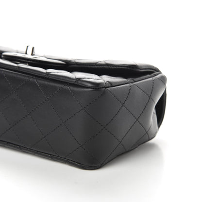 Chanel Lambskin Quilted Mini Rectangular Flap Black 7 of 11