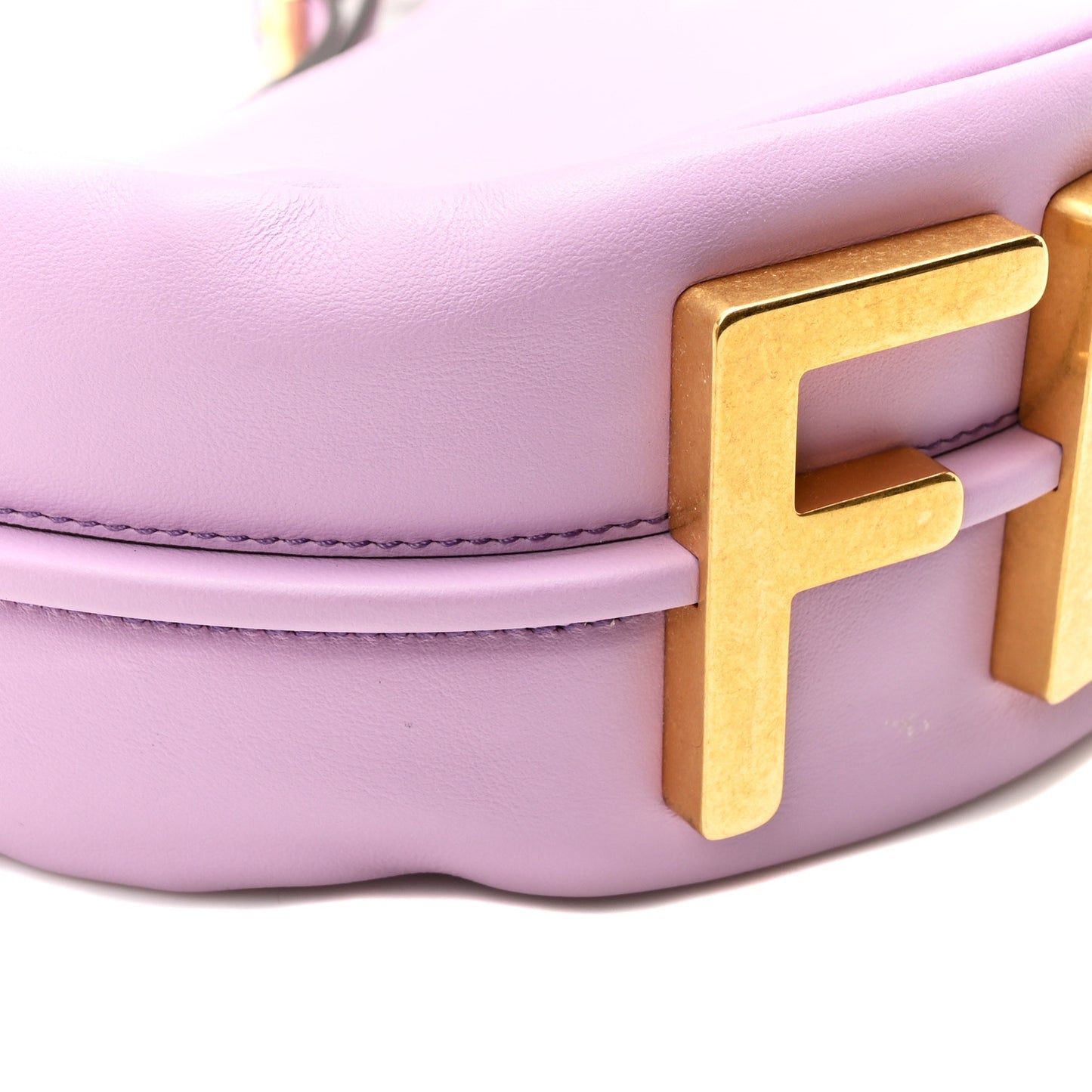 Vitello Grace Matte Small Fendigraphy Hobo Bag Agapanto