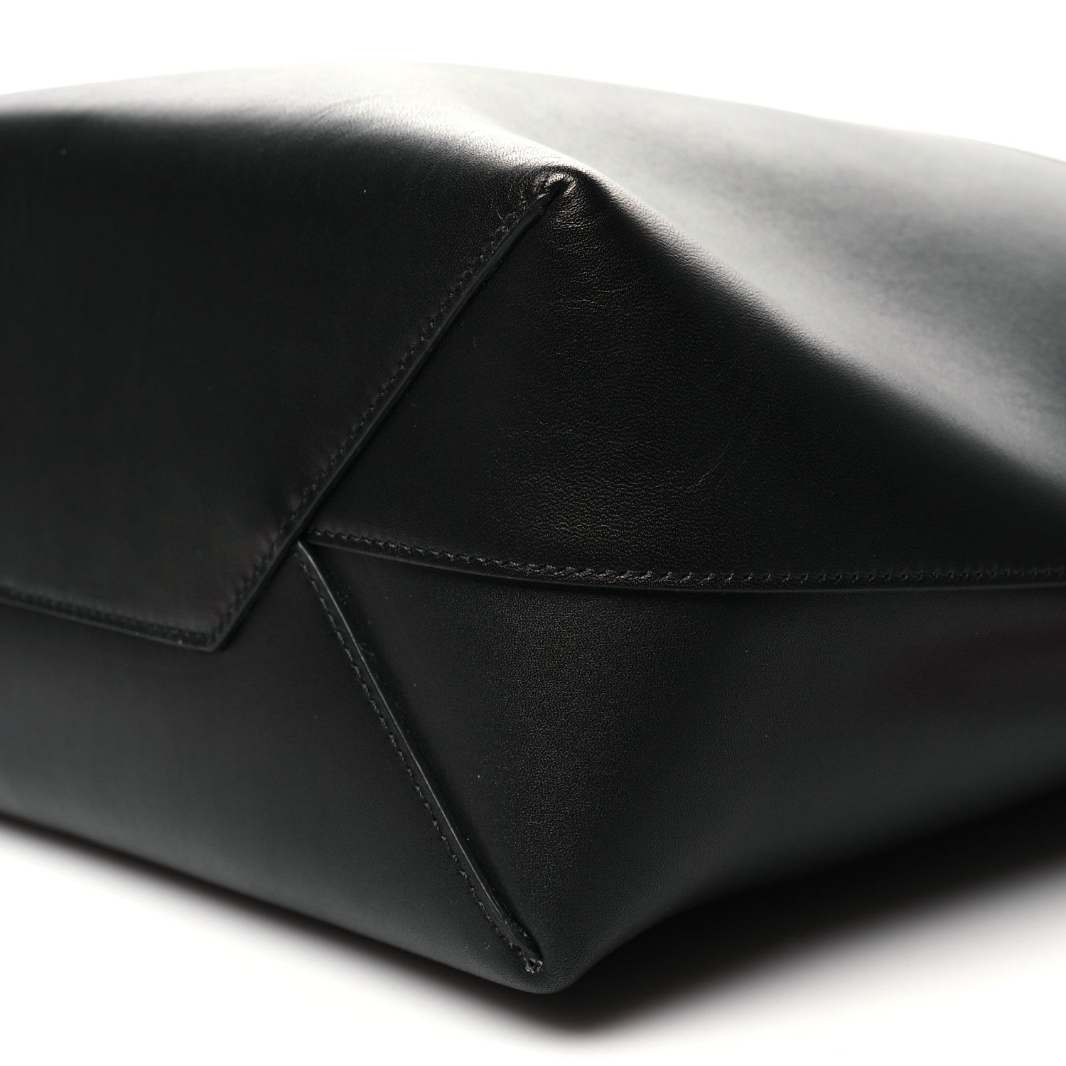Celine Shiny Smooth Calfskin Twisted Cabas Ivory Black 12 of 12