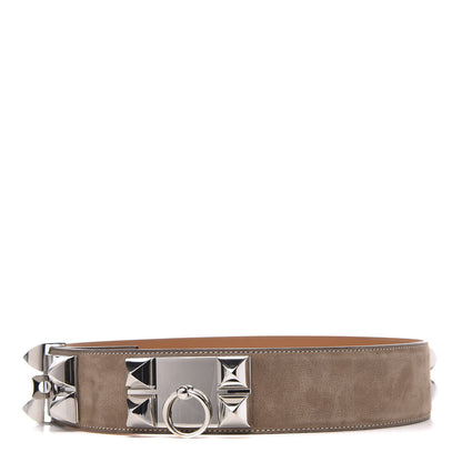 Hermes Taurillon Gaucho Collier De Chien CDC Belt 75 Muscade 1 of 5