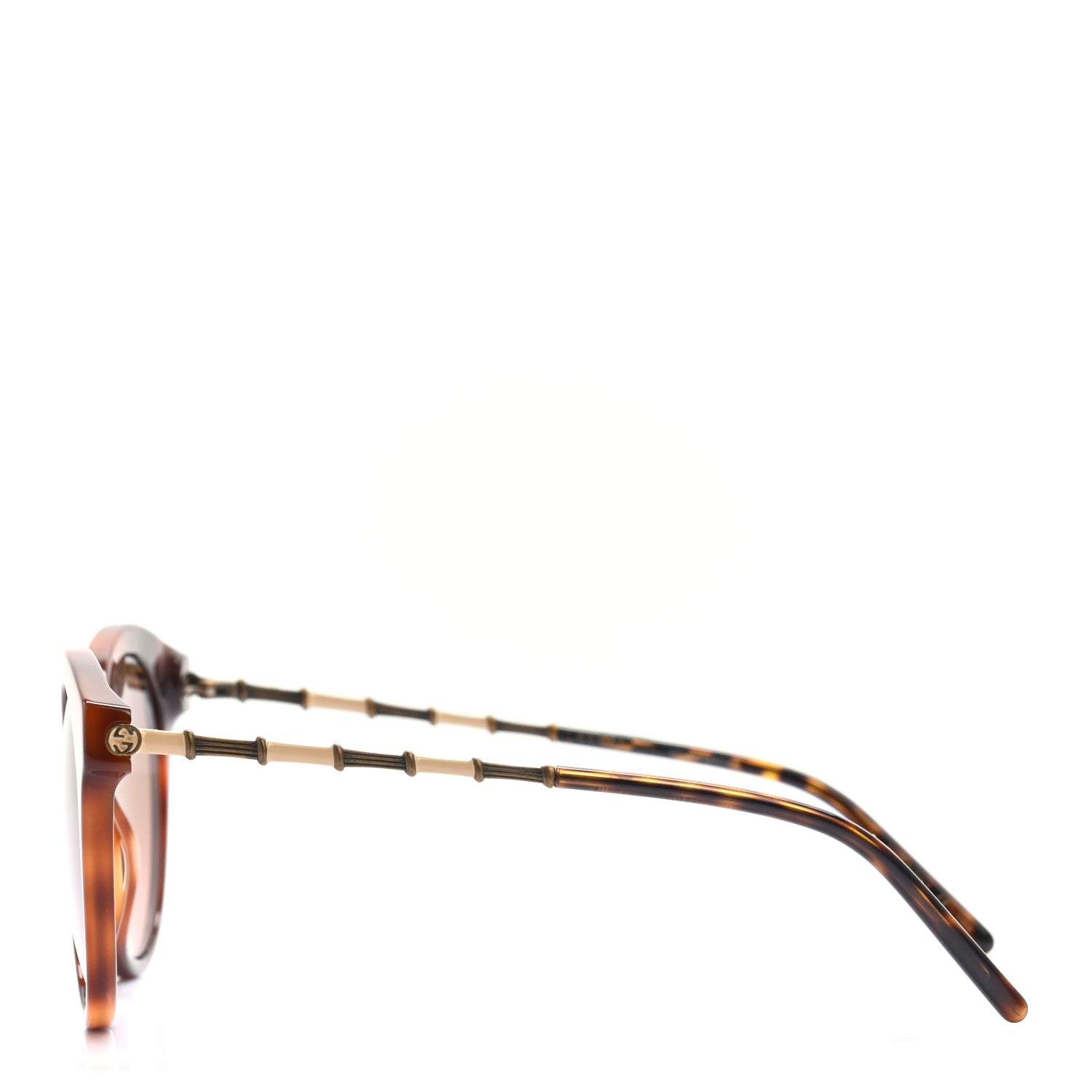 Gucci Bamboo Sunglasses GG0653S Tortoise 3 of 7