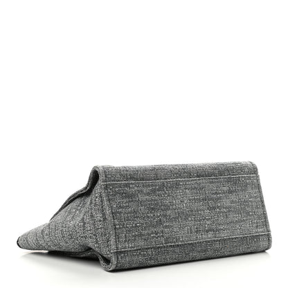 Chanel Canvas Medium Deauville Tote Charcoal 3 of 11