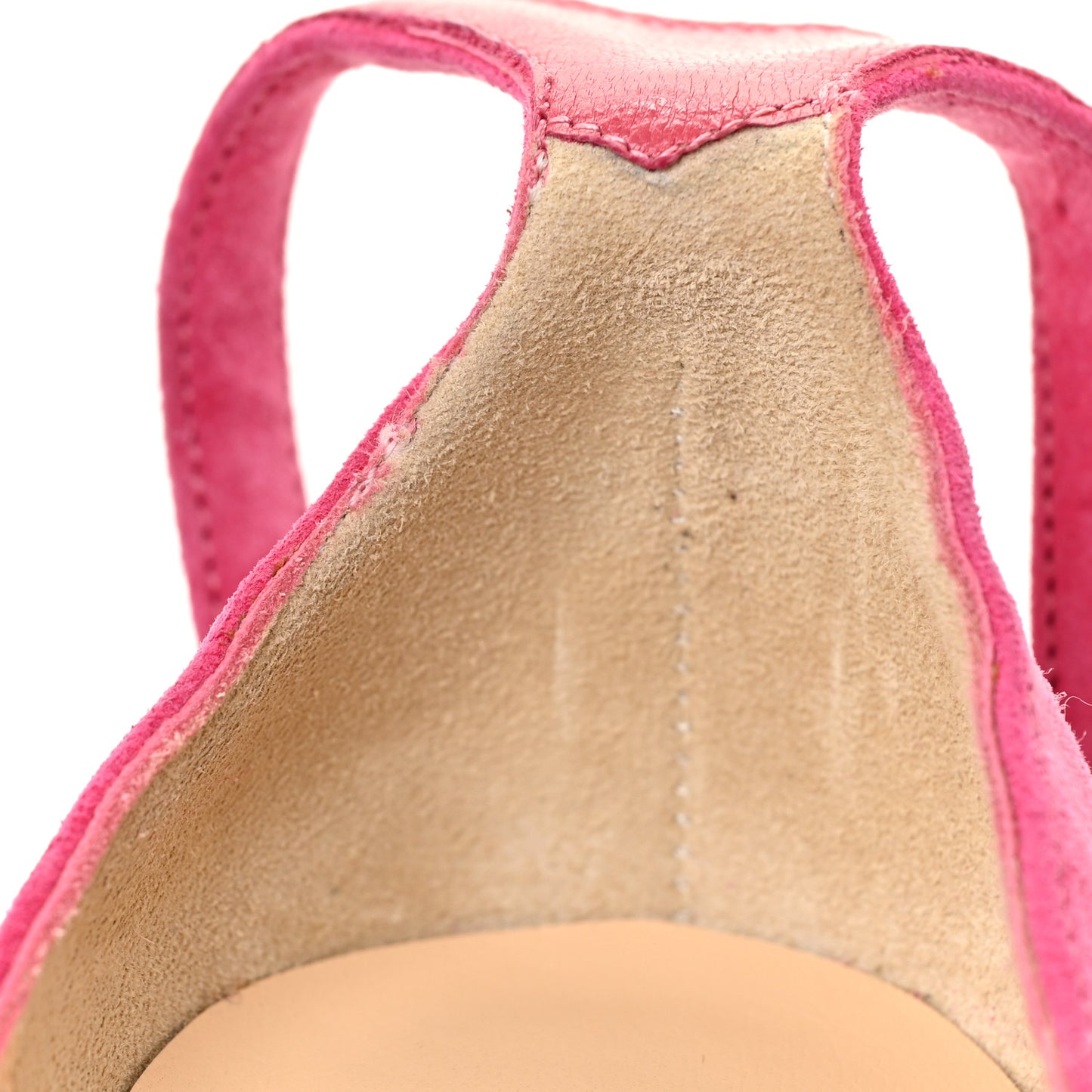 Suede Rampoldi 120 Ankle Strap Pumps 38 Pink