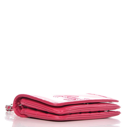 Chanel Vinyl Small Lipstick Flap Fuchsia 4 of 9