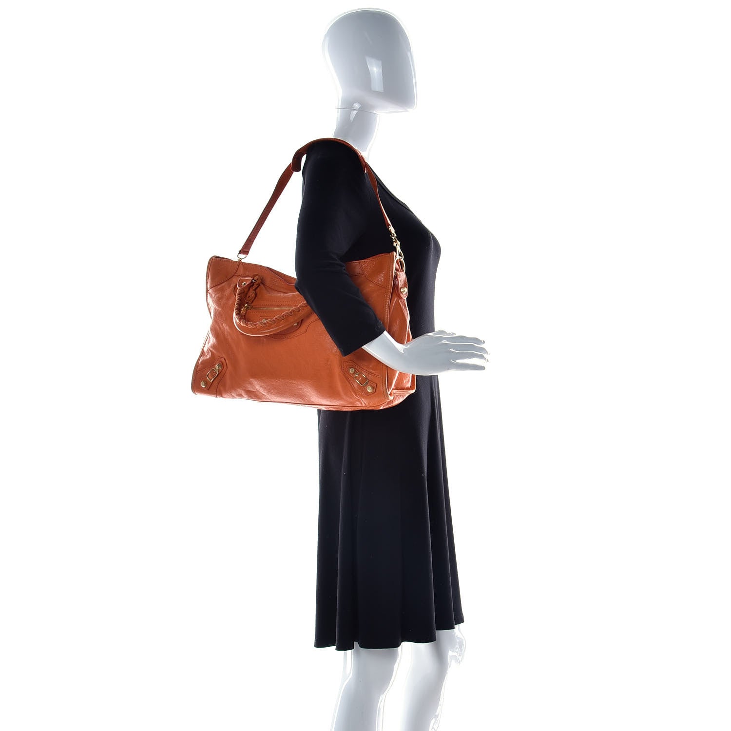 Balenciaga Agneau Giant 12 Gold Hardware City Tangerine 2 of 15