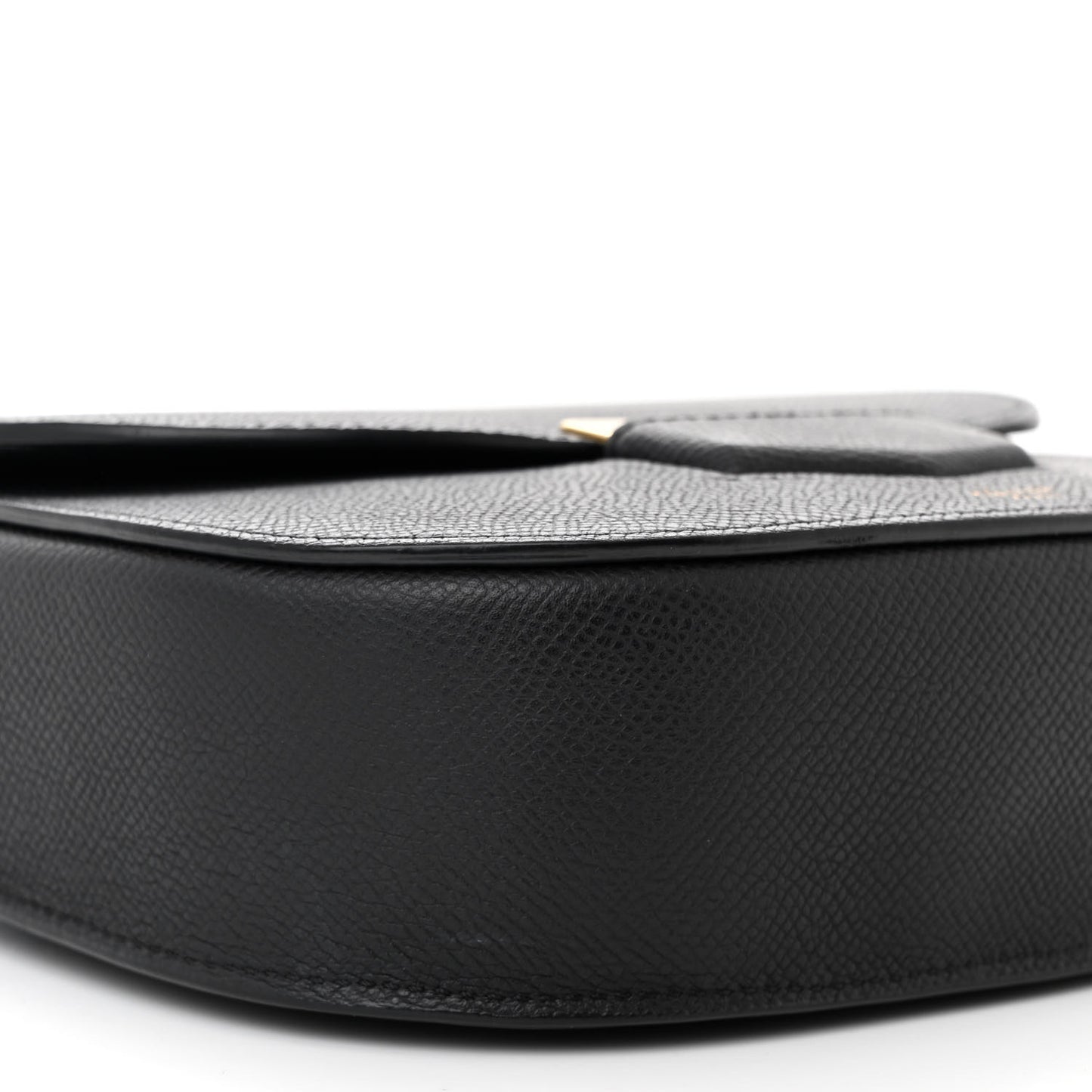 Grained Calfskin Small Trotteur Black