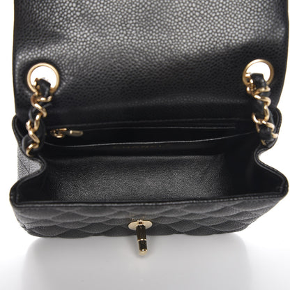 Chanel Caviar Quilted Mini Square Flap Black 5 of 8
