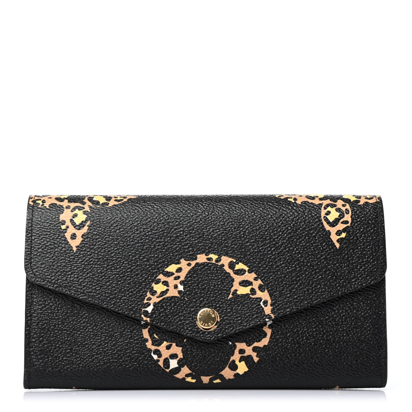 Monogram Giant Jungle Sarah Wallet Black
