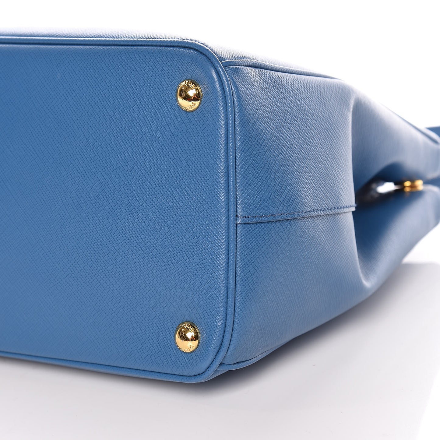 Saffiano Medium Galleria Double Zip Tote Cobalto