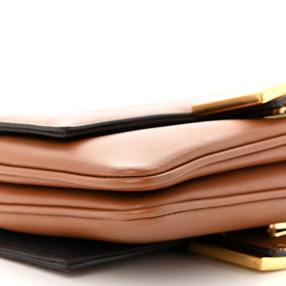 Fendi Vitello Grace Matte Duo Baguette Camel 9 of 12