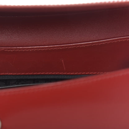 Christian Dior Glazed Calfskin Saddle Shopper Red 18 of 18