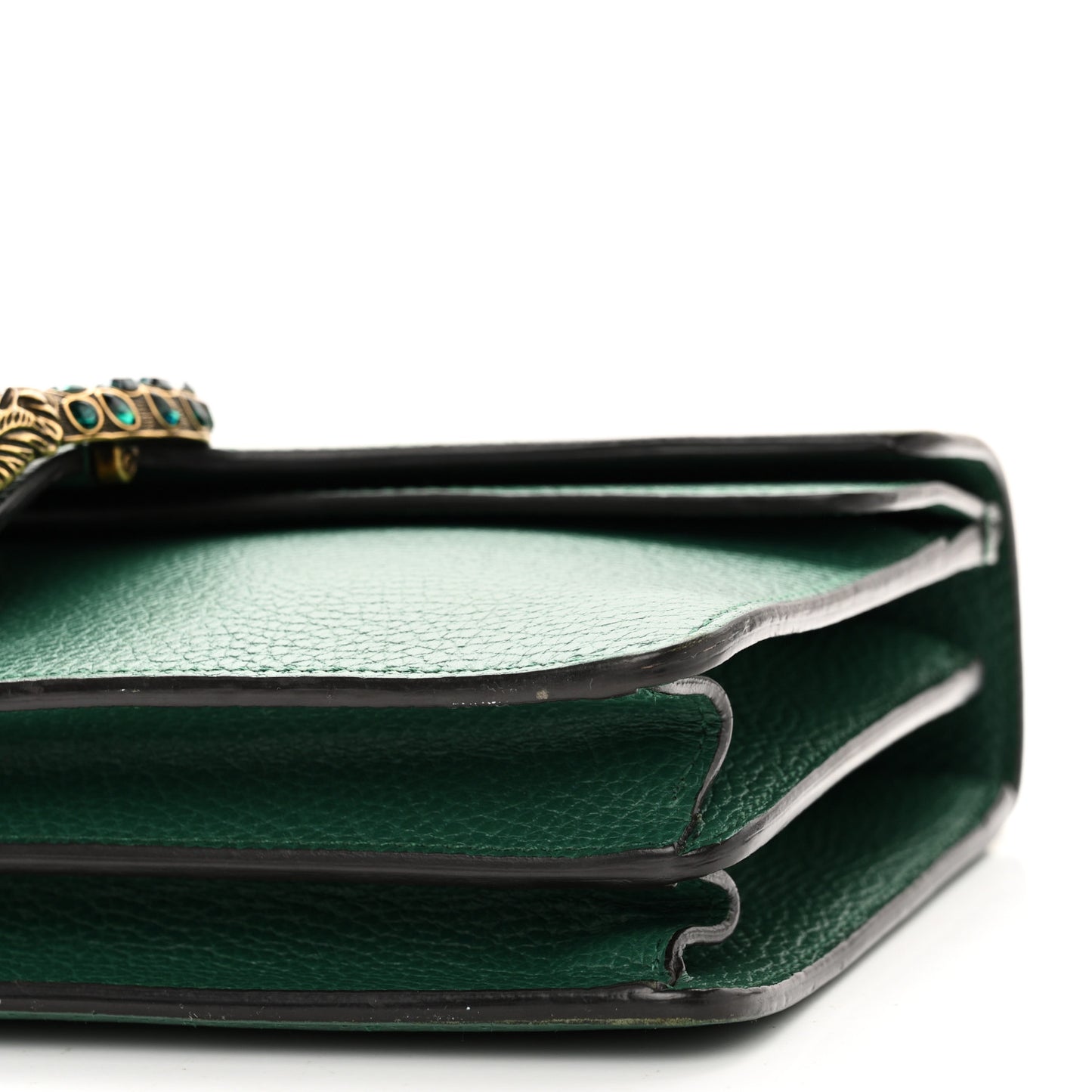 Pebbled Calfskin Small Dionysus Shoulder Bag Emerald