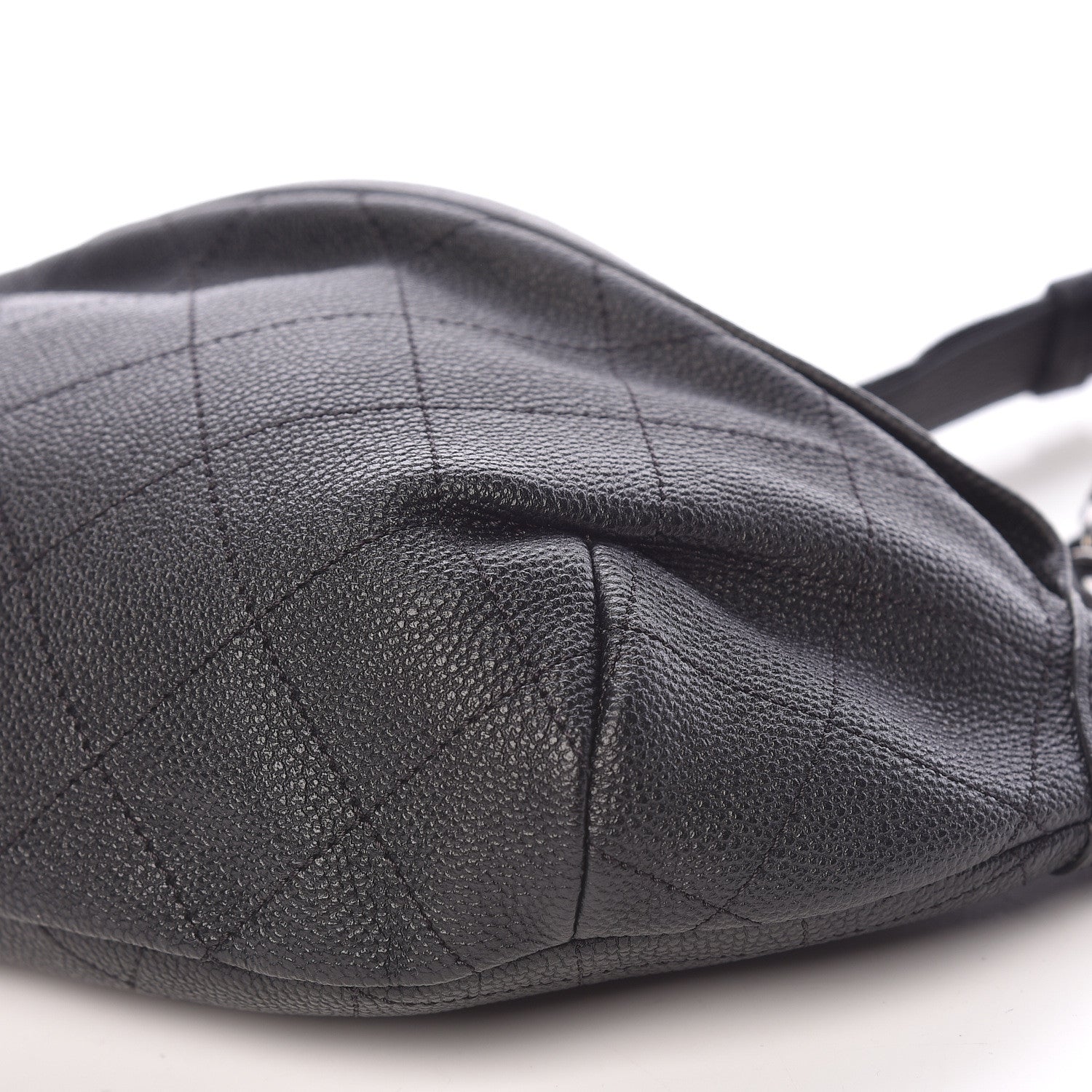 Chanel Caviar Stitched Banane Waist Bag Fanny Pack Black 13 of 13