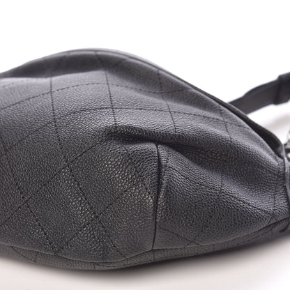 Chanel Caviar Stitched Banane Waist Bag Fanny Pack Black 13 of 13