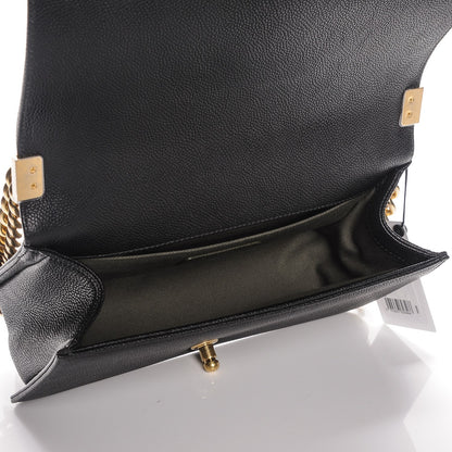 Chanel Caviar Quilted Medium Boy Flap Black 5 of 7