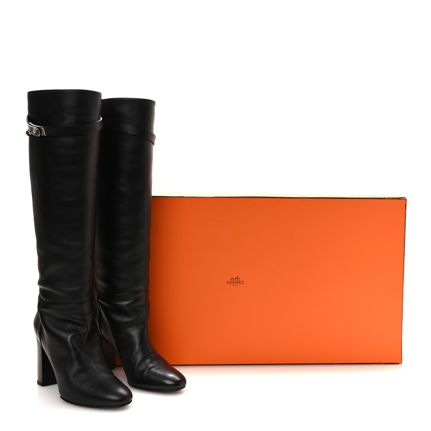 Heritage Calfskin Story Boots 40 Black