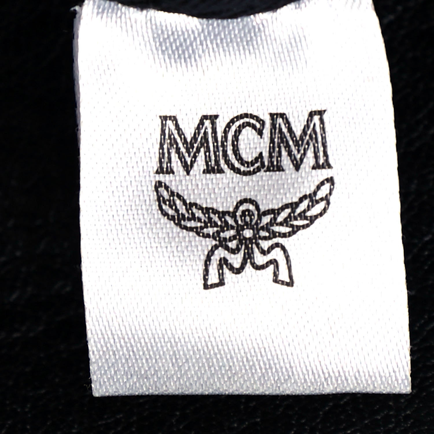 MCM Calfskin Ottomar Monogram Large Essential Tote Black 6 of 14