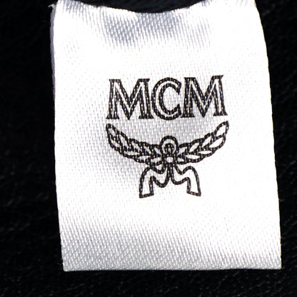 MCM Calfskin Ottomar Monogram Large Essential Tote Black 6 of 14