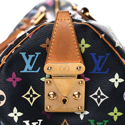 Louis Vuitton Monogram Multicolor Keepall 45 Black 27 of 44