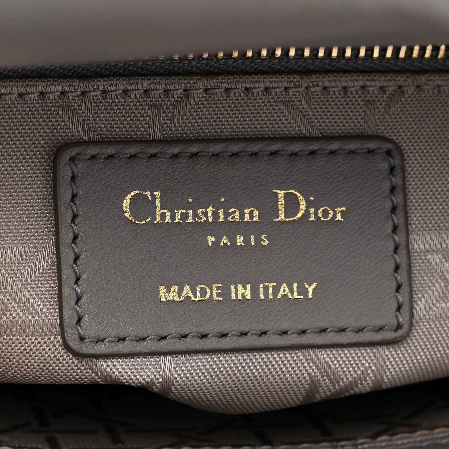 Christian Dior Lambskin Cannage Small Lucky Badges My Lady Dior Grey 6 of 19