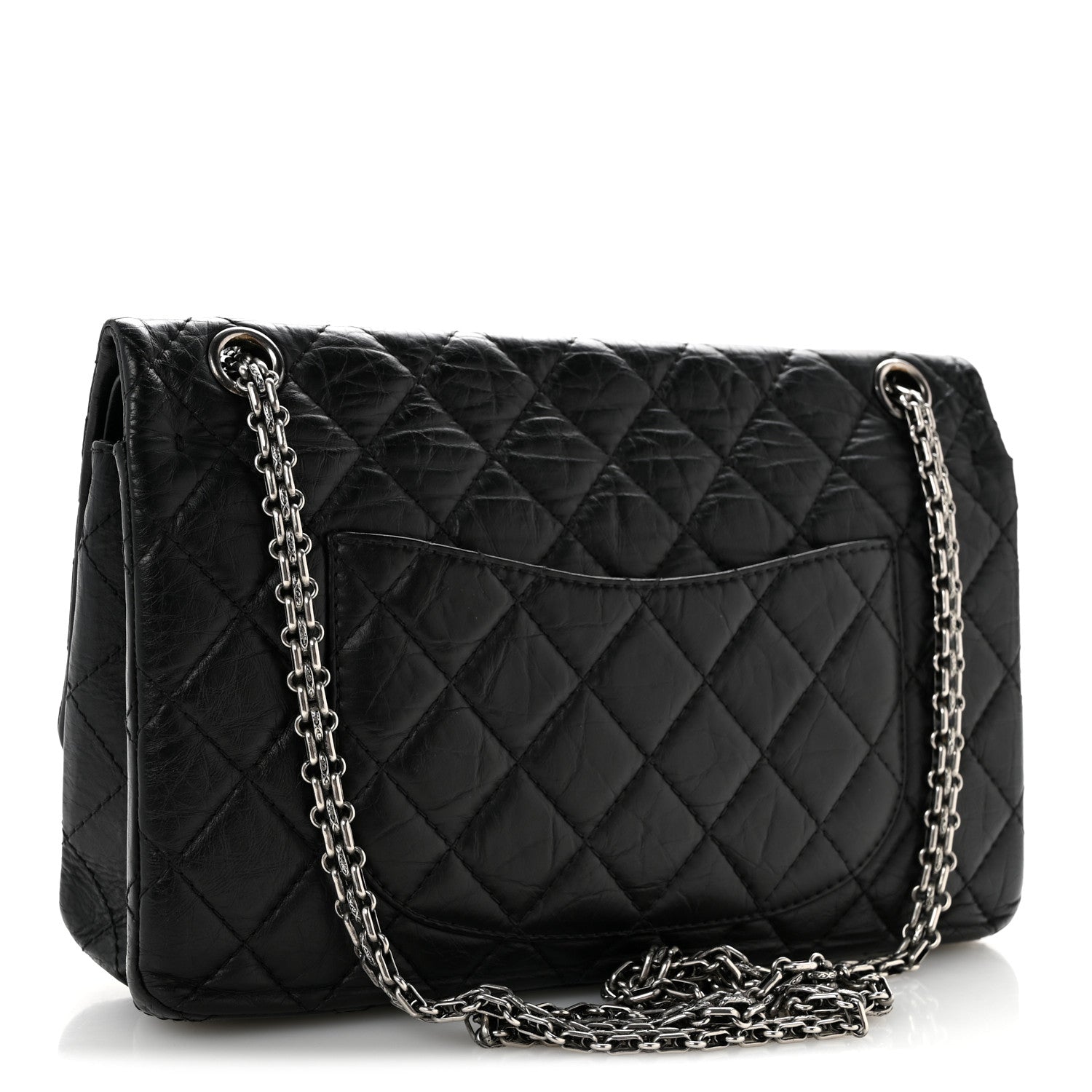 Chanel Aged Calfskin Quilted 2.55 Reissue 226 Flap Black 3 of 12